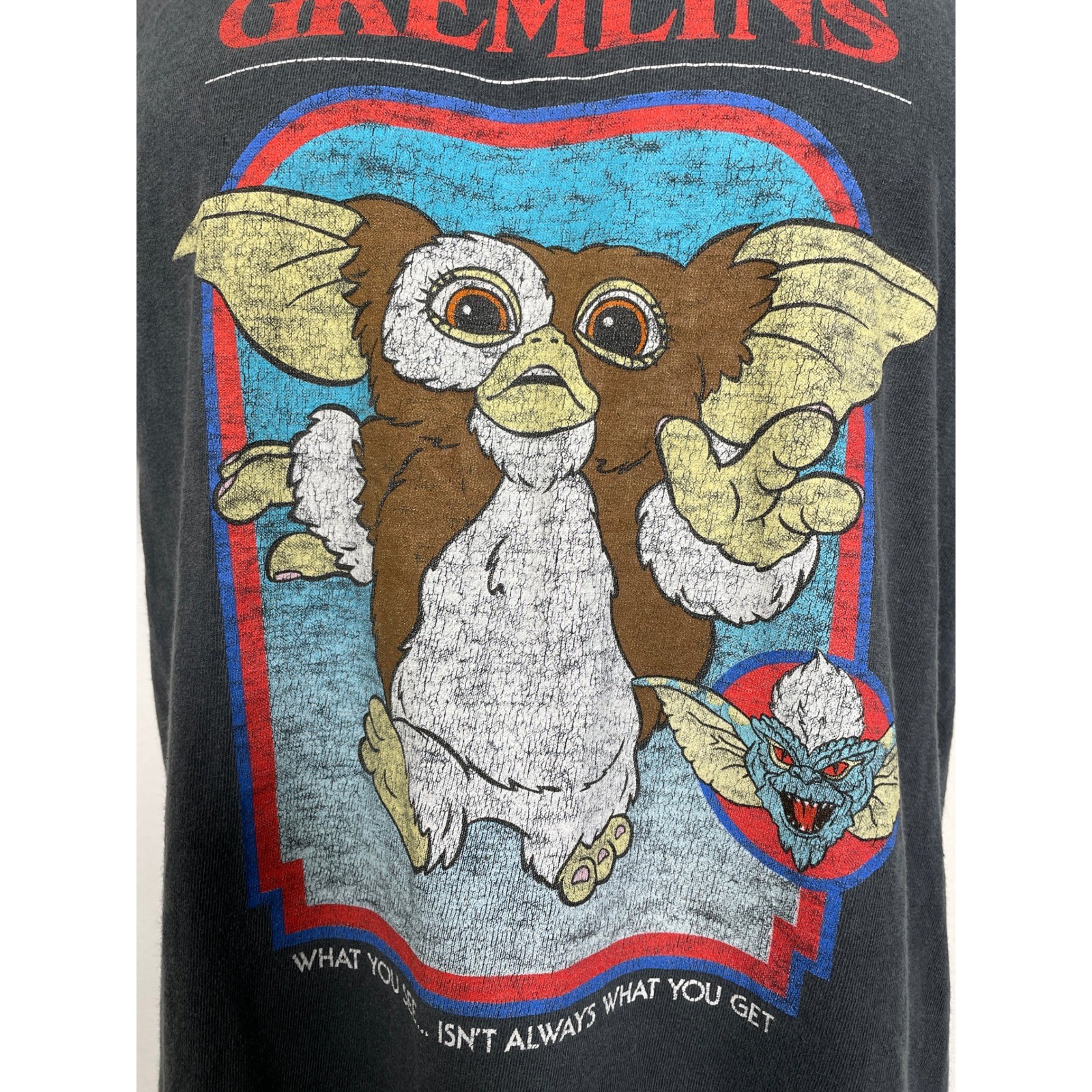 Gremlins Gizmo Choose Your Own Adventure Movie Gray T-Shirt Men's MEDIUM gallery