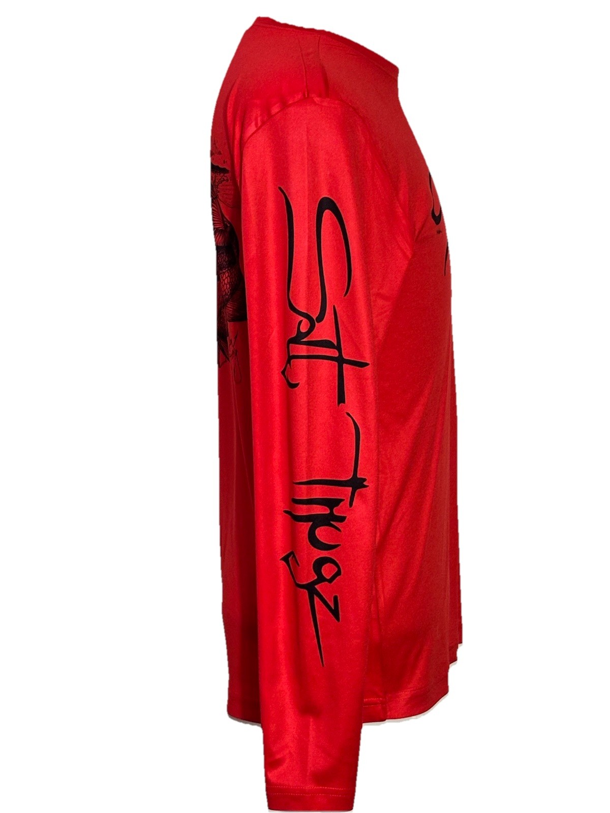 Sport Tek Fishing Mens Medium Performance Shirt Salt Thugz Lake Ocean Bass Rash gallery