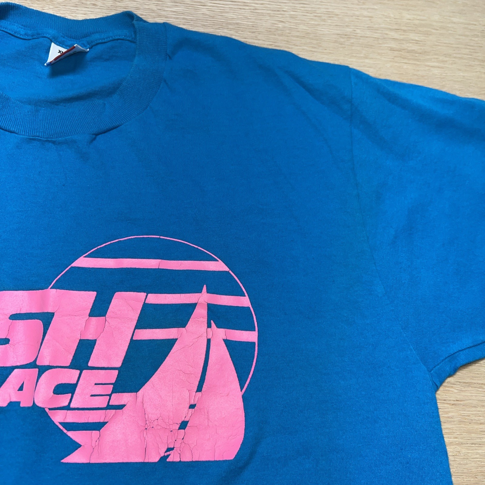 Vtg Fruit of the Loom Mens T-Shirt XL Irish Cup Race USA Single Stitch 90s Beach gallery
