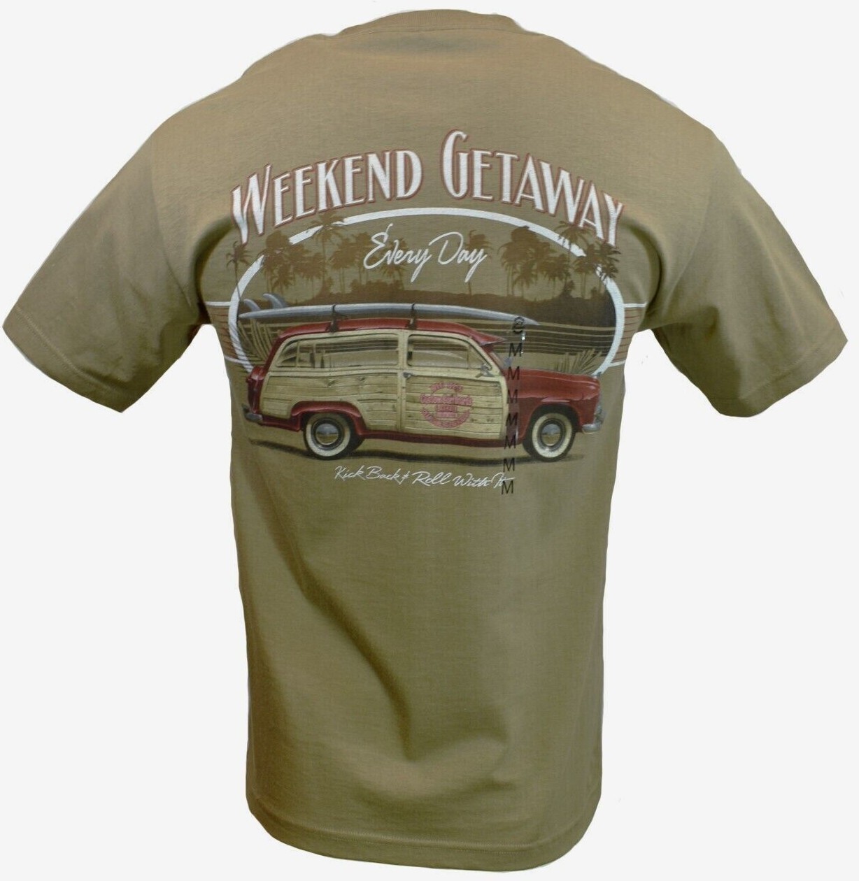 Men's T Shirt- Weekend Getaway-Ford cars -" Out of Bounds" NWT Reg 22.00 gallery
