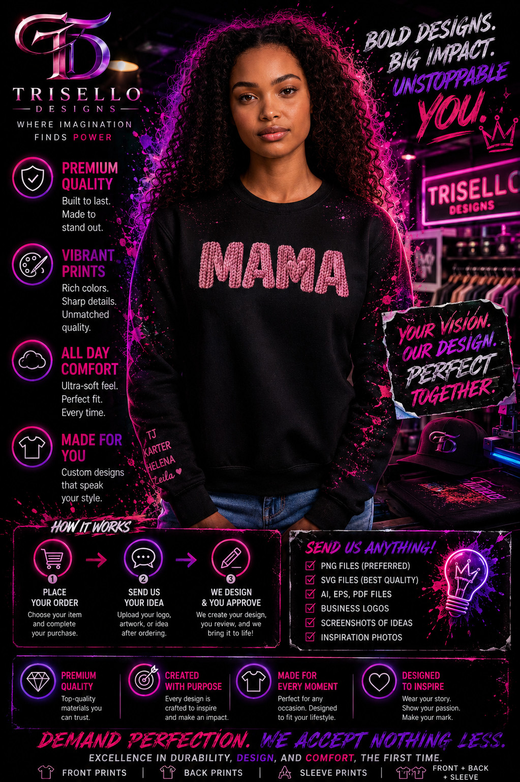 Custom Cotton t-shirt | Graphic Design | Personlized Design | Unisex gallery