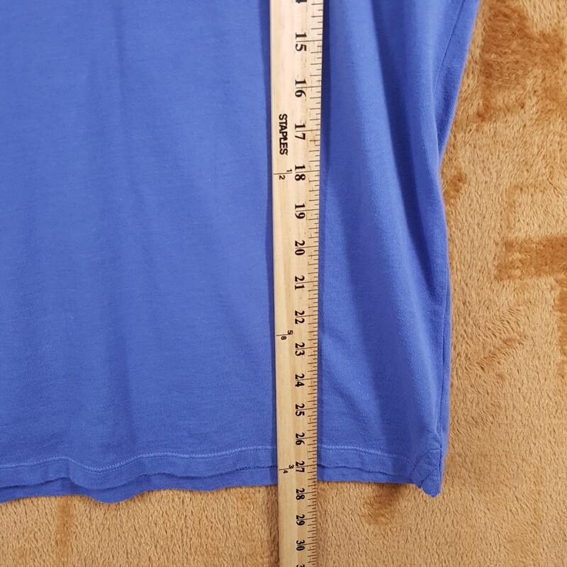 VINCE Shirt Mens Small Blue Pullover Crew Short Sleeve 100% Cotton T-Shirt Tee gallery