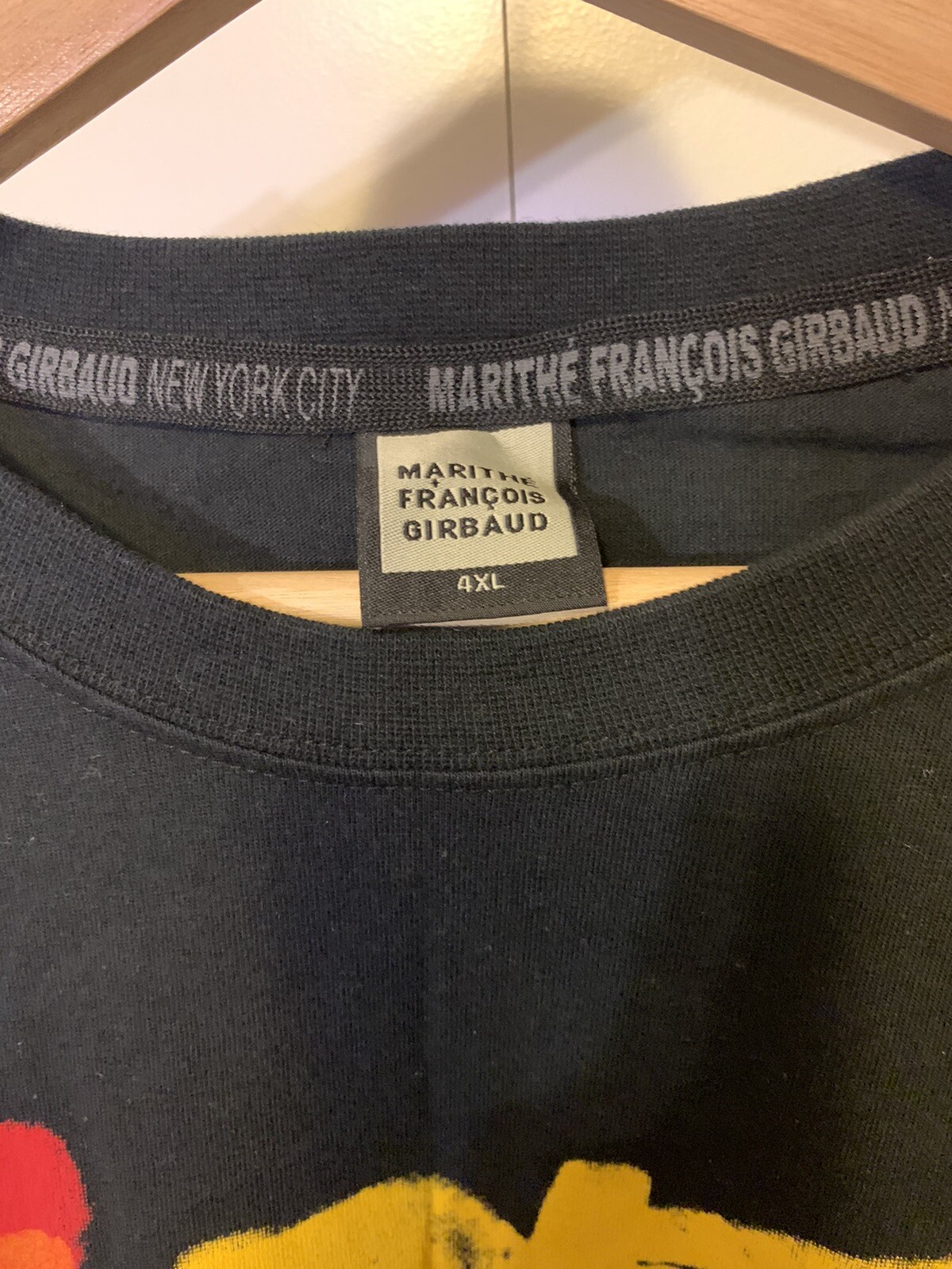 VTG Marithe Francois Girbaud Mens Sz 4XL Long Sleeve T Shirt Black gallery
