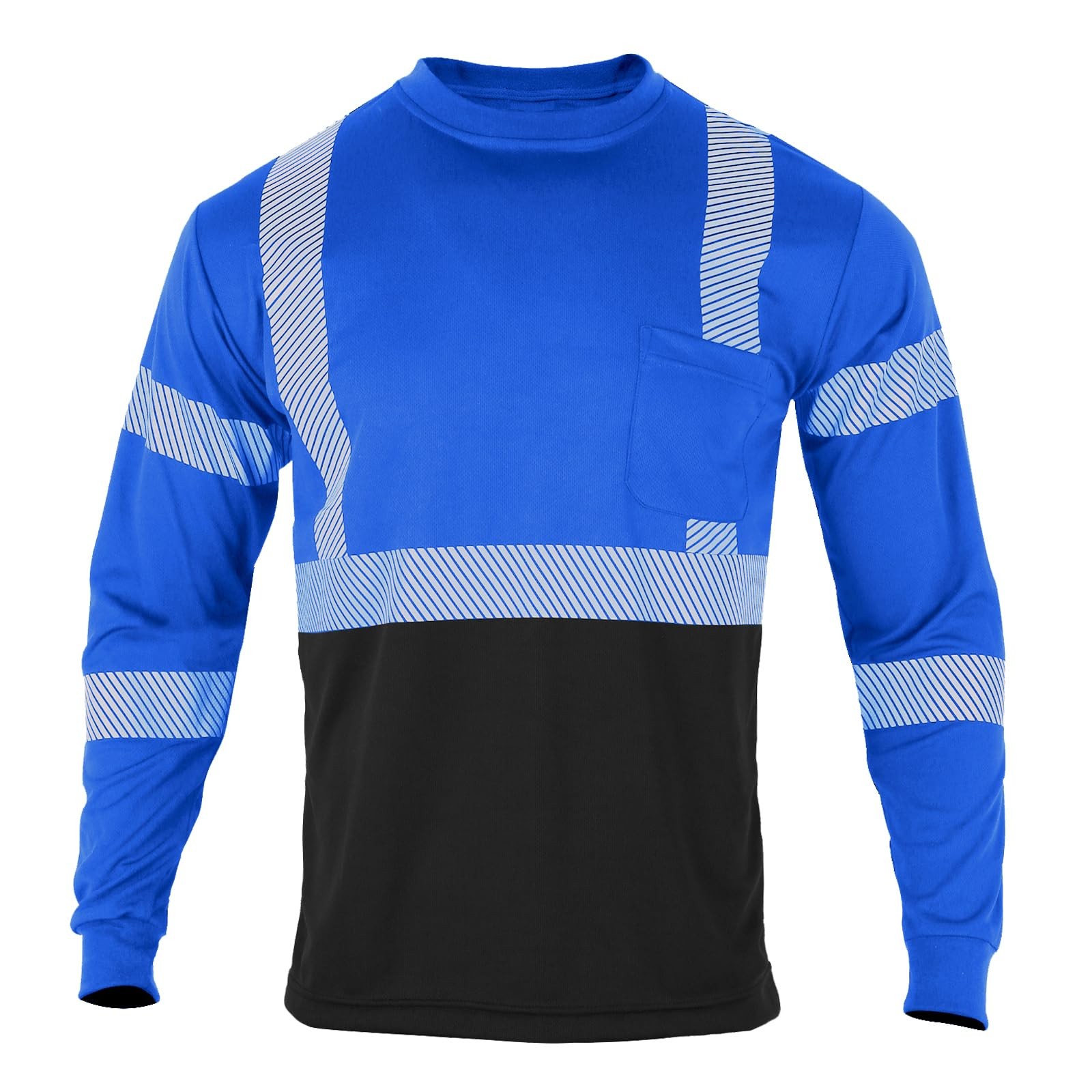 FONIRRA Safety Reflective High Visibility T Shirts for Men with Long Sleeve gallery