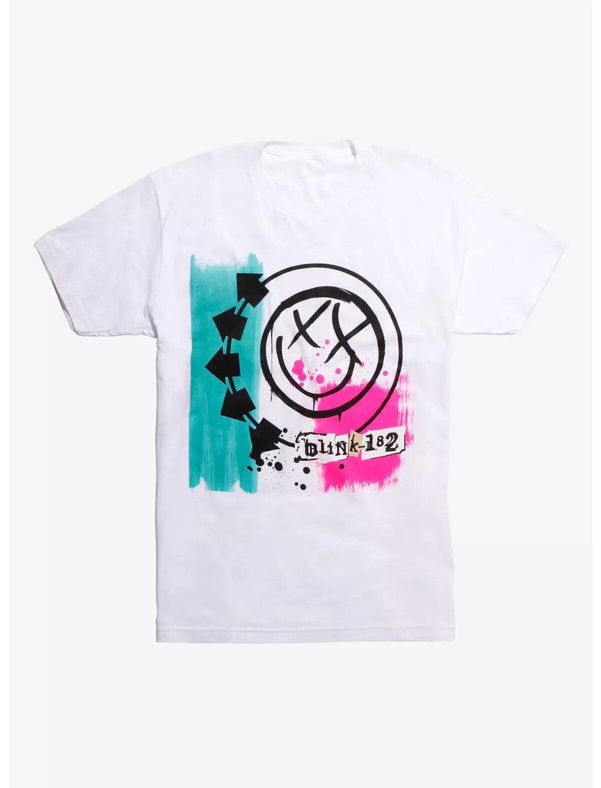 BLINK 182 GRAPHIC T SHIRT OFFICIAL LICENSE PRODUCT WHITE gallery