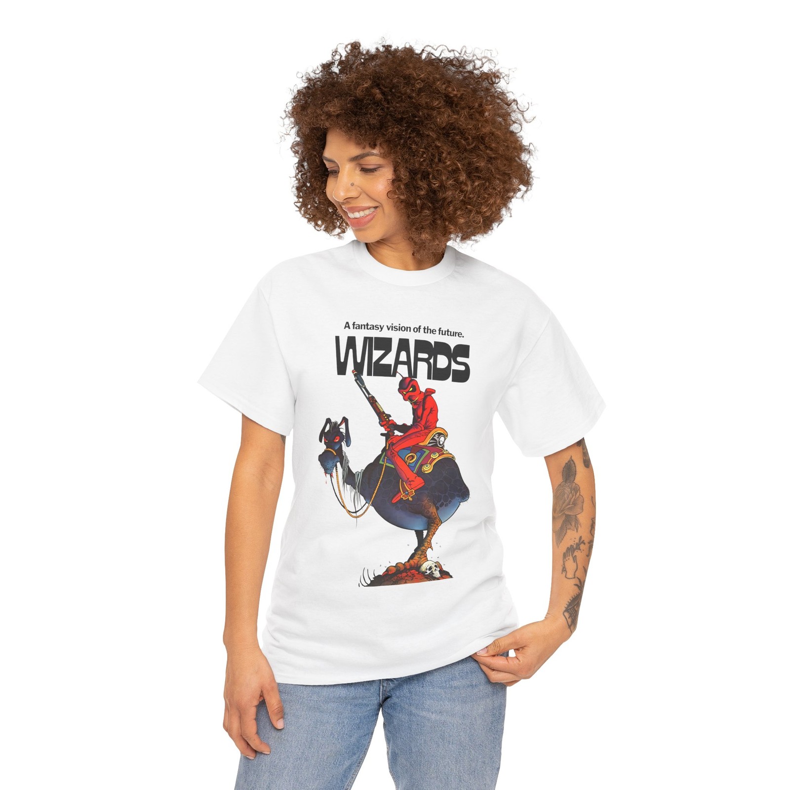 Wizards (1977) T-Shirt Alt Fantasy Science Fiction Bakshi