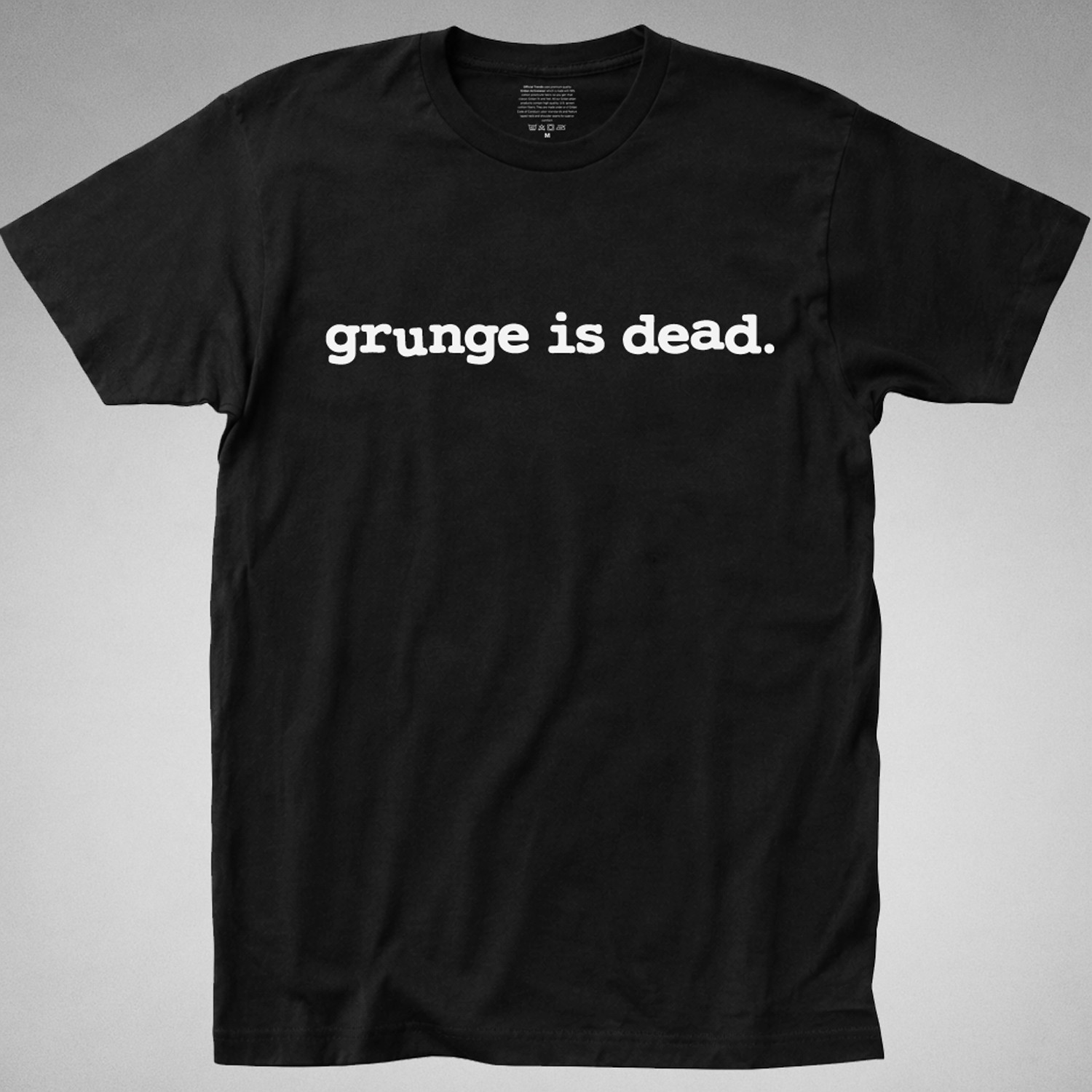 Grunge is Dead T Shirt - kurt cobain, 90s, rock, music ALL SIZES gallery