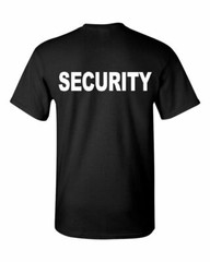 Security T-Shirt Event Staff Uniform Guard Mens T Shirt. USA SIZES