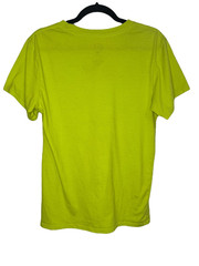 The Simpsons Men’s Medium Bart Simpson Graphic T-Shirt Lime Green