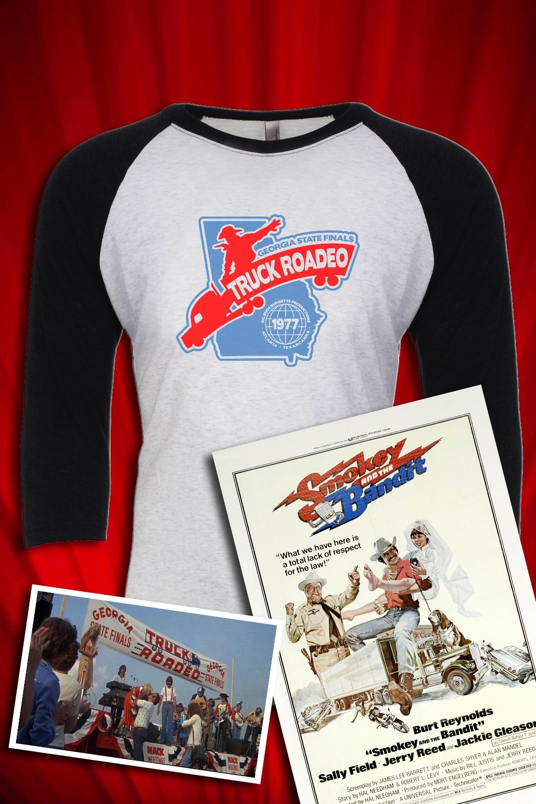 Truck Roadeo Vintage 1977 Trucker Tee T-SHIRT FREE SHIP USA Smokey & the Bandit