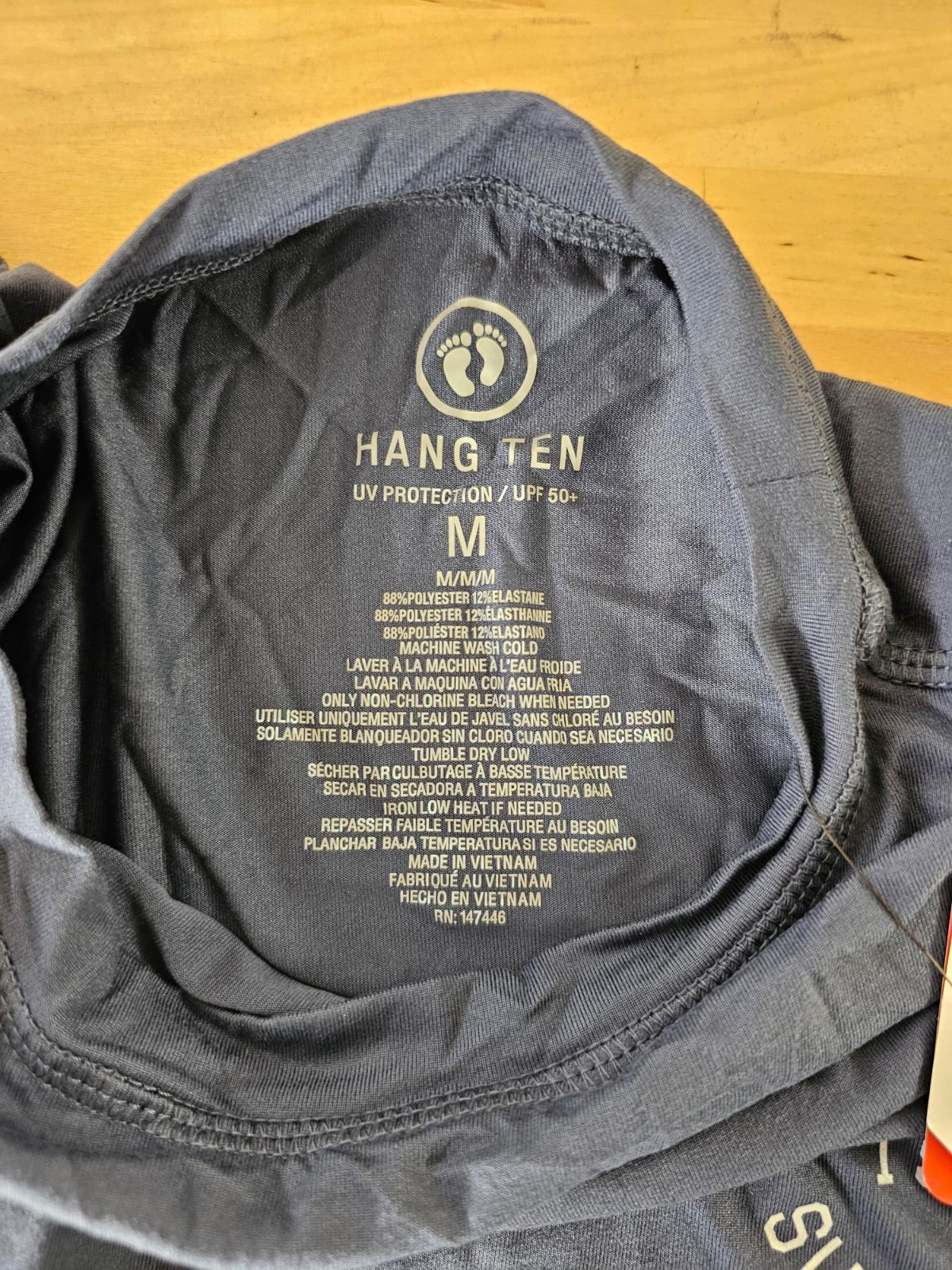 M / MEDIUM - BLUE - Men's Hang Ten Long Sleeve Lightweight Sun Shirt UPF 50+ gallery