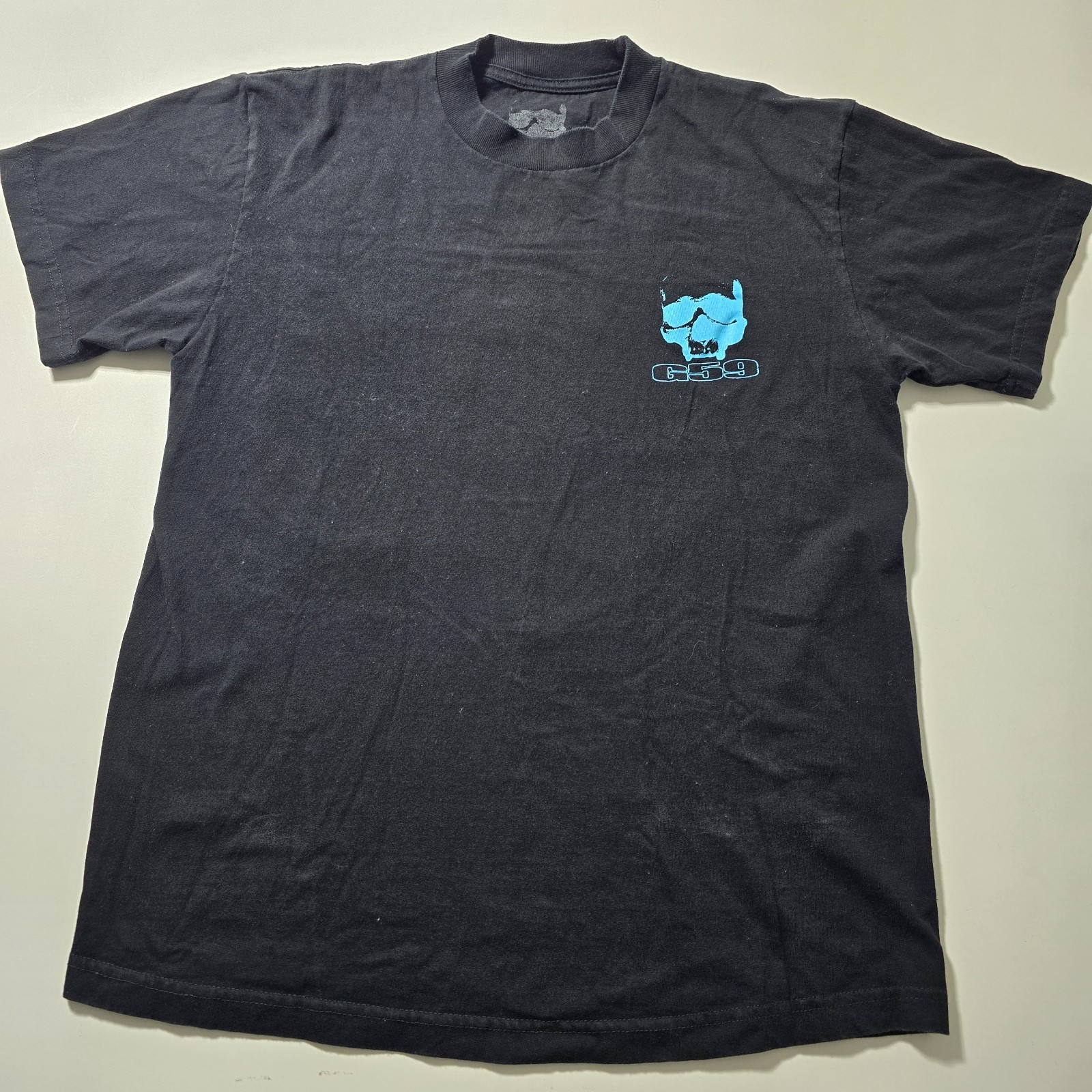 G59 Records T-Shirt Mens Medium Black 100% Cotton Skull Logo Suicideboys Hip-Hop gallery