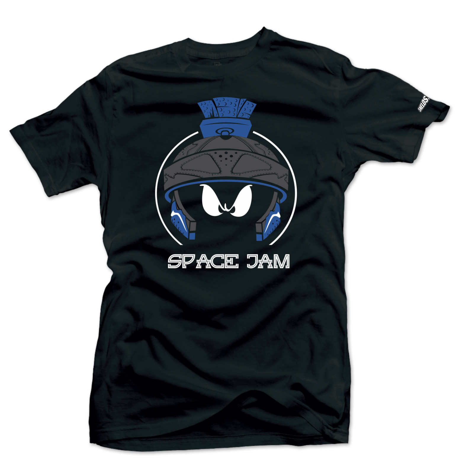 Shirt To Match Jordan 11 Space Jam Low-Marvin-Blue-Snelos Black Tees gallery