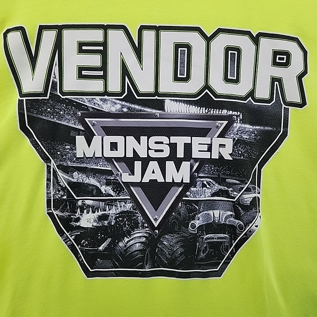 Alstyle Athleticwear Mens Monster Jam Vendor T Shirt Large Yellow Monster Trucks gallery
