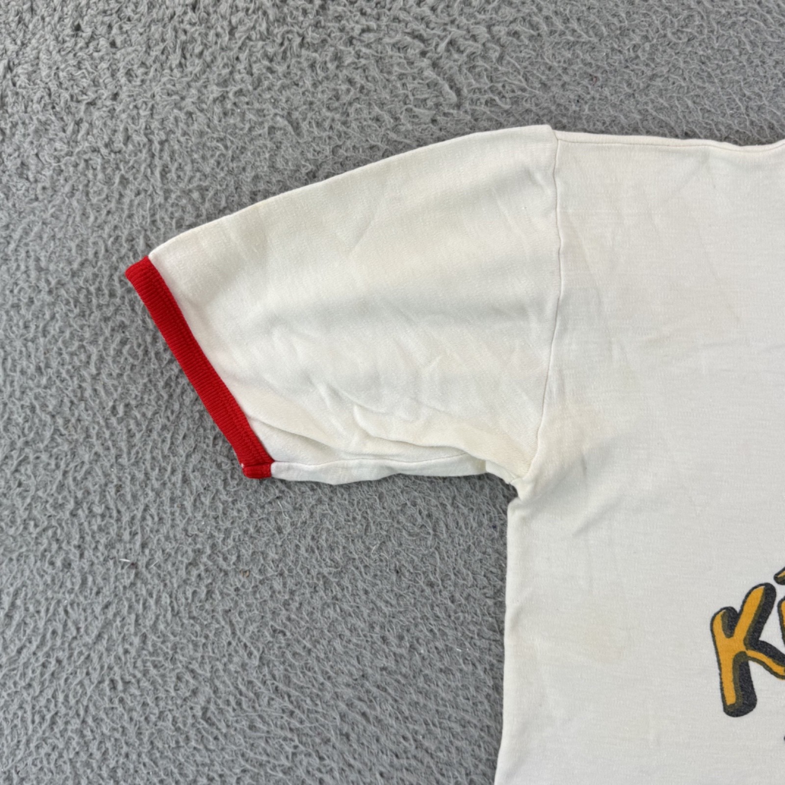 Vintage Kenya 1984 Los Angeles Olympics Shirt Mens Medium Ringer 80s Sport USA gallery