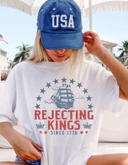 Comfort Tee Rejecting Kings Since Shirt Funny Gift Men Women