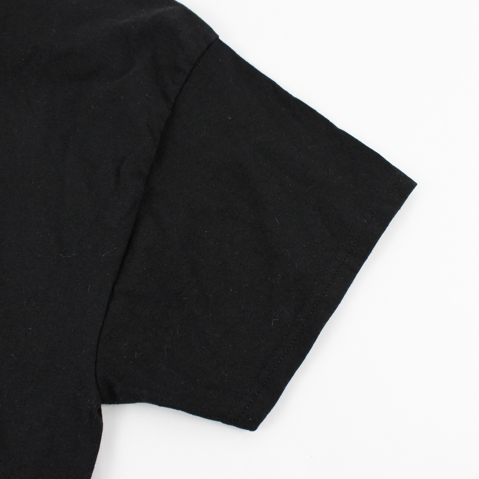Hanes EcoSmart Solid Black Short-Sleeved Crew Neck T-Shirt Men's Size Large gallery