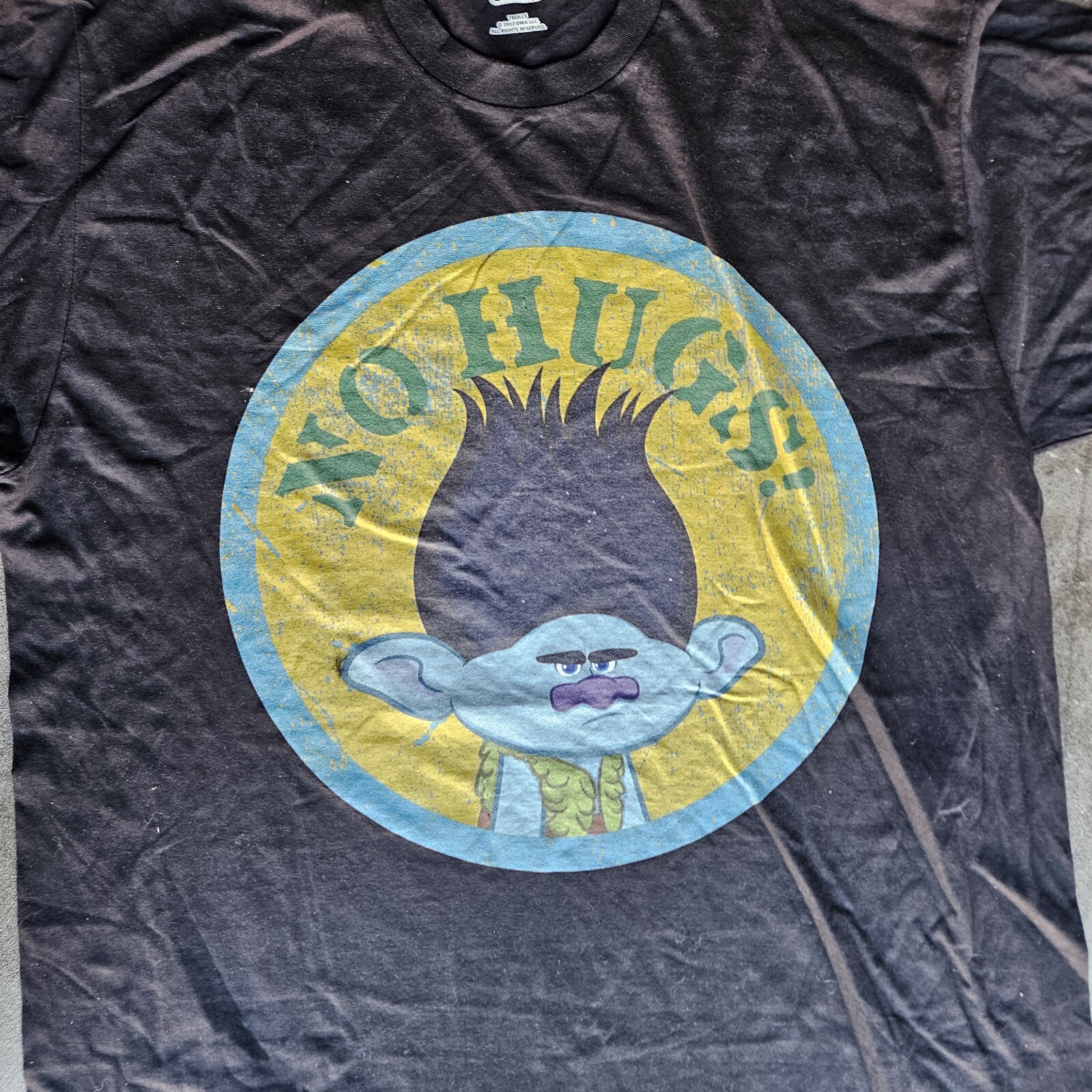 TROLLS NO HUGS movie Promo Tee Shirt Sz XL gallery