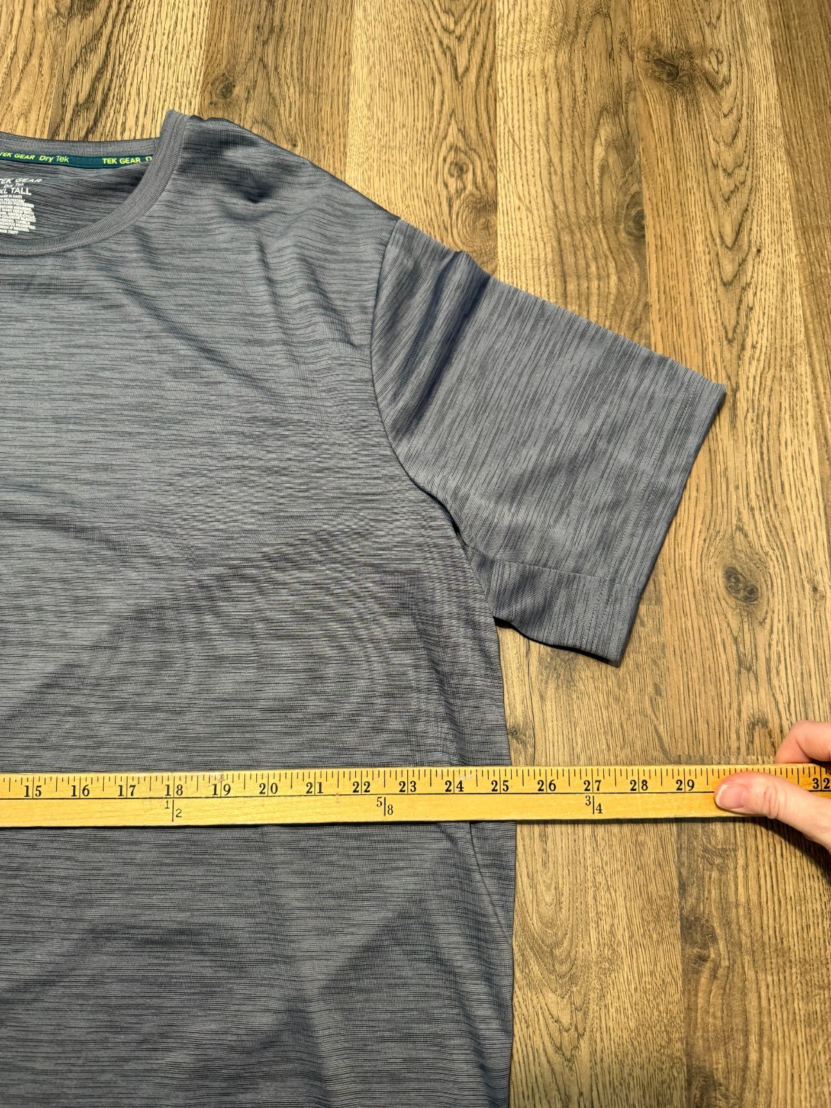 Tek Gear Shirt Men's Size 3XL Gray Athletic Wear Dry Tek Crewneck Short Sleeve gallery