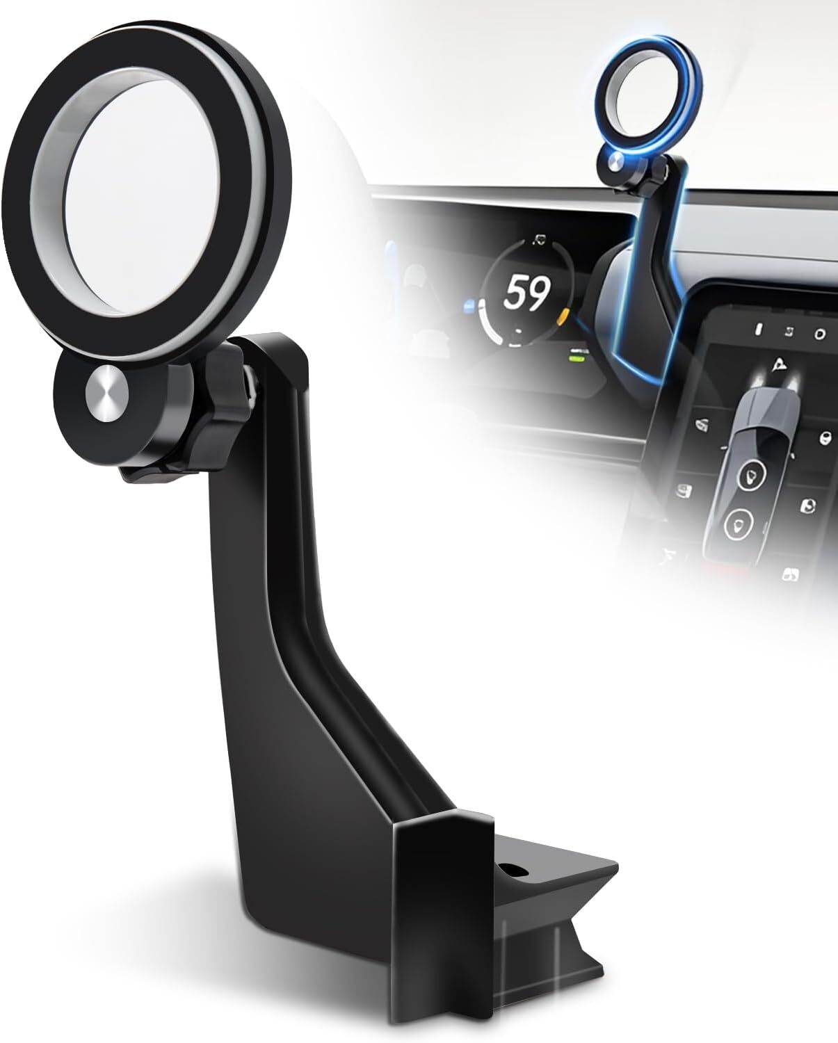 Magnetic Phone Mount Dash Anchor Compatible with 2022-2025 Rivian R1T and R1S