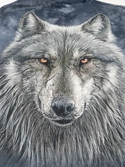 The mountain warrior wolf T-shirt new size XL