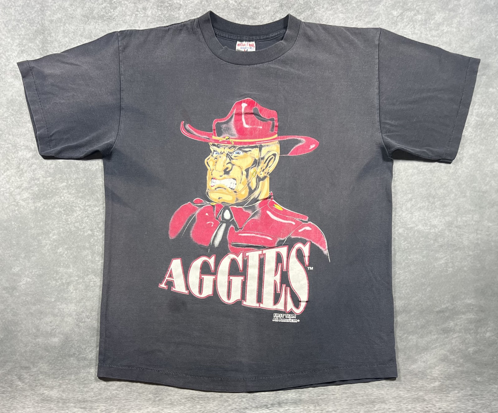 Vintage 90s Aggies New Mexico State NMSU T-Shirt Size XL