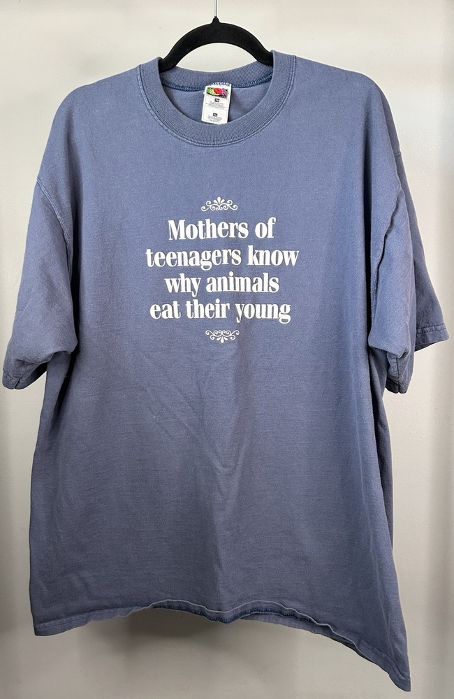 Vintage Mom Joke T-Shirt Men’s Size XL Fruit of the Loom Lofteez