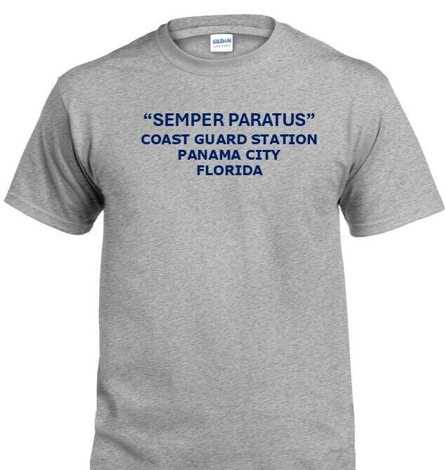SEMPER PARATUS*COAST GUARD STATION DAUPHIN ISLAND*AL*INDIVIDUAL PT SHIRT gallery