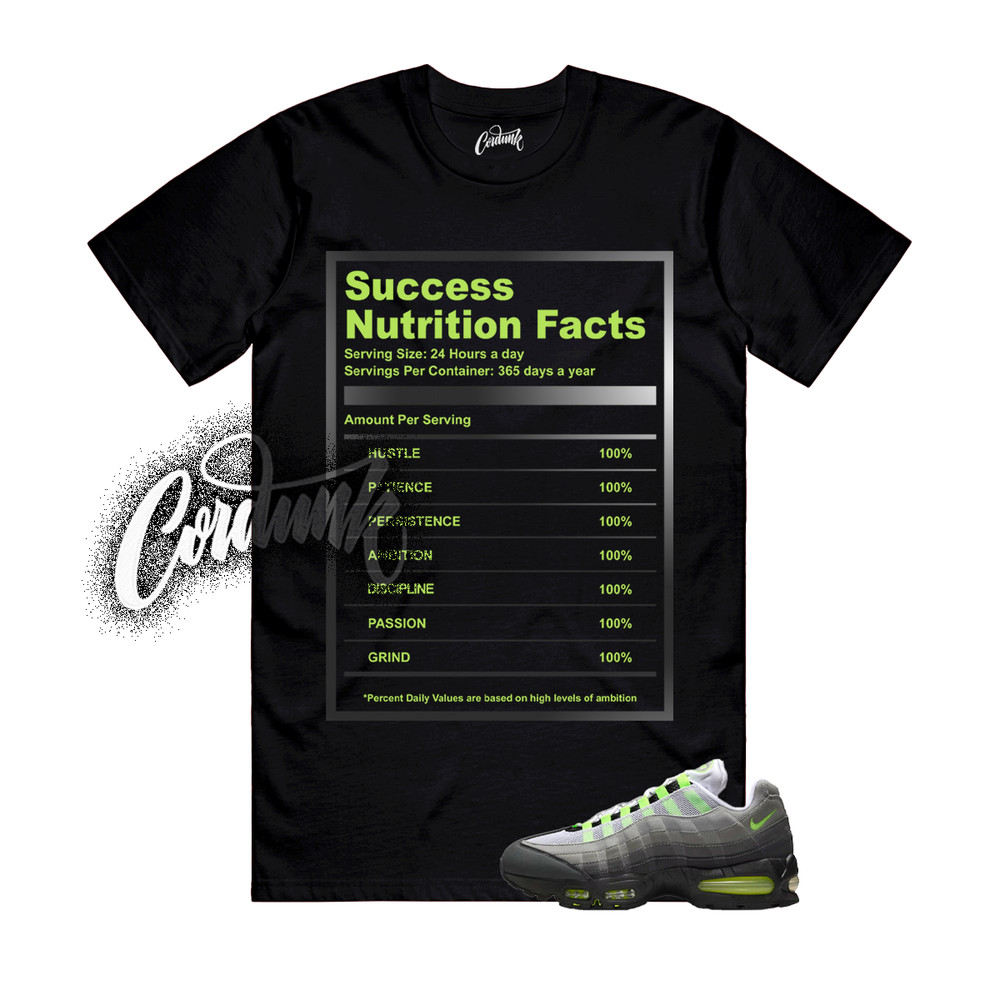 Air Max 95 Big Bubble Neon Black Yellow Cool Grey 2025 T Shirt Match SUCC
