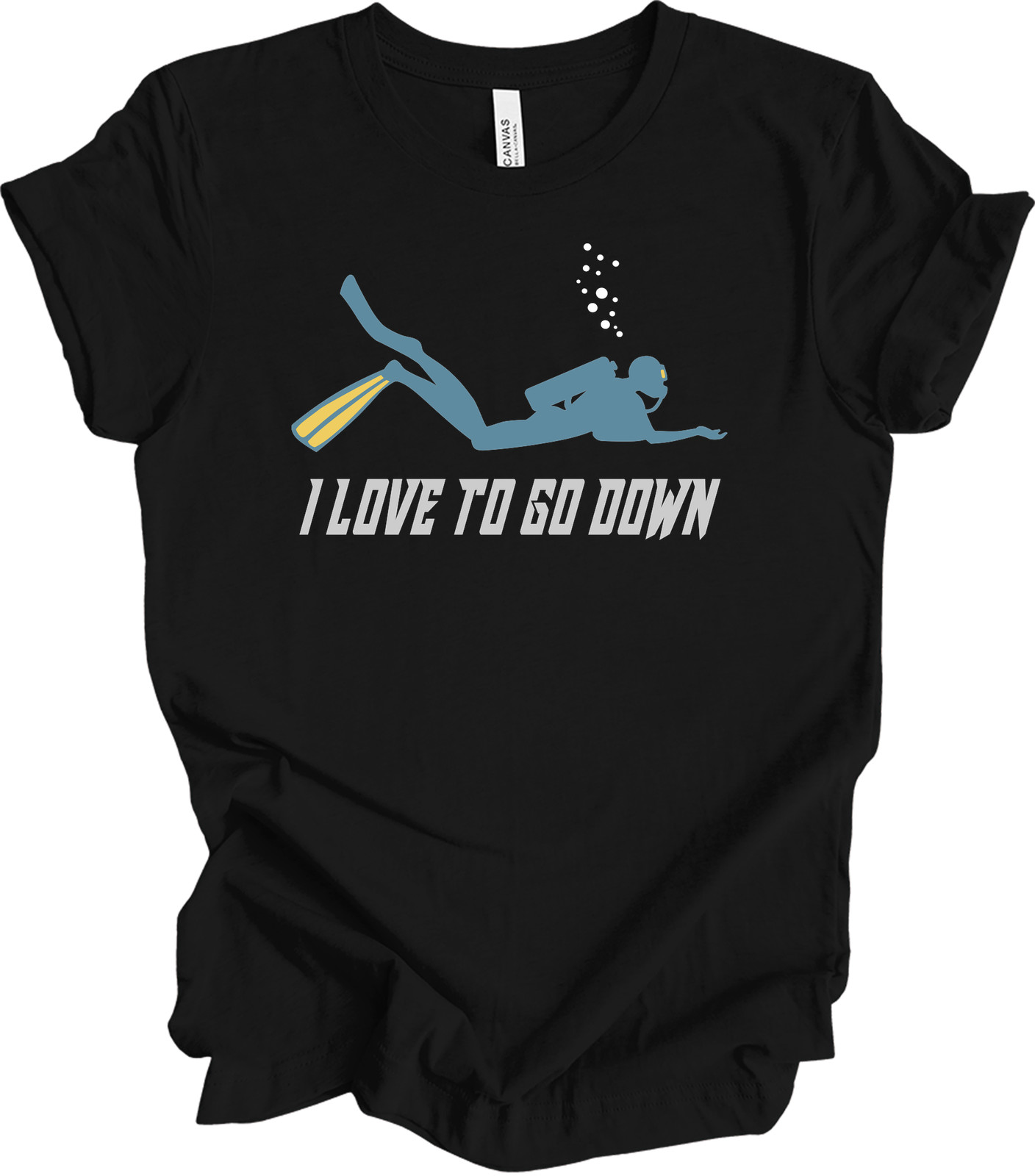 Funny Scuba Diving Shirt I Love To Go Down Diver Gear Gift for Men and Women gallery