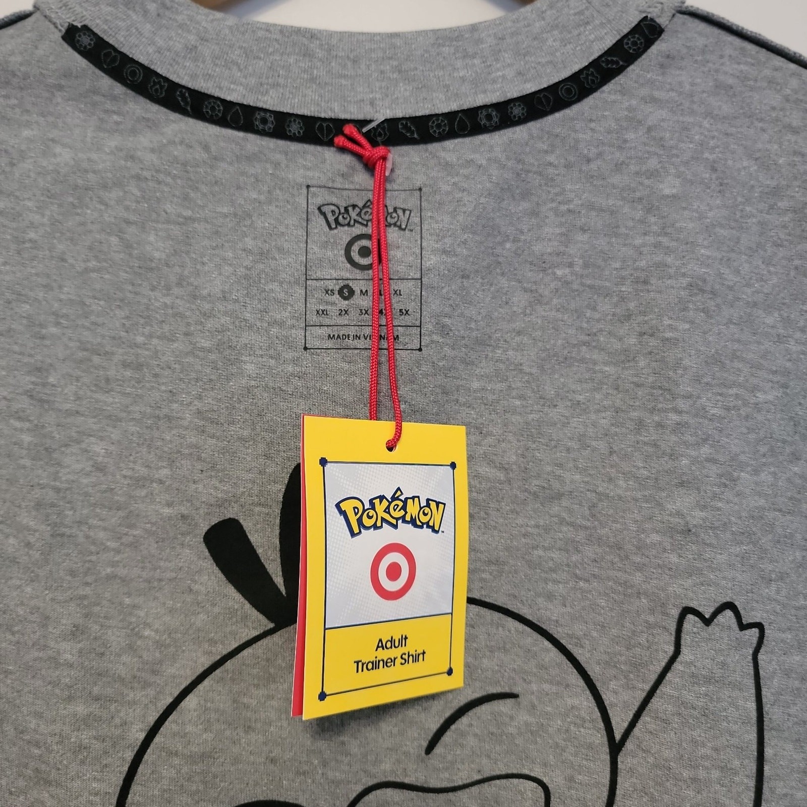 Pokémon x Target Psyduck Adult Trainer Shirt Grey Sz Small gallery