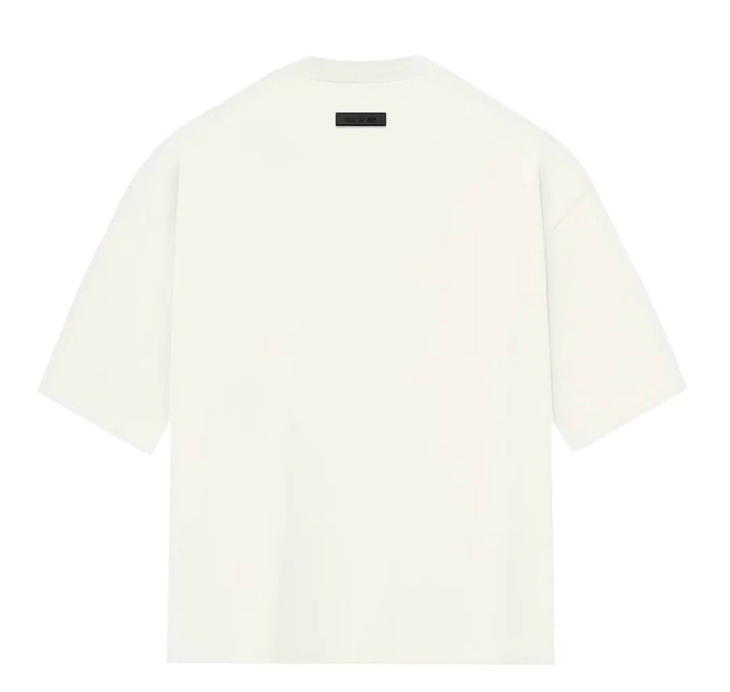 Fear of God Essentials Tee Cloud Dancer (FW23) Size Medium Brand New gallery