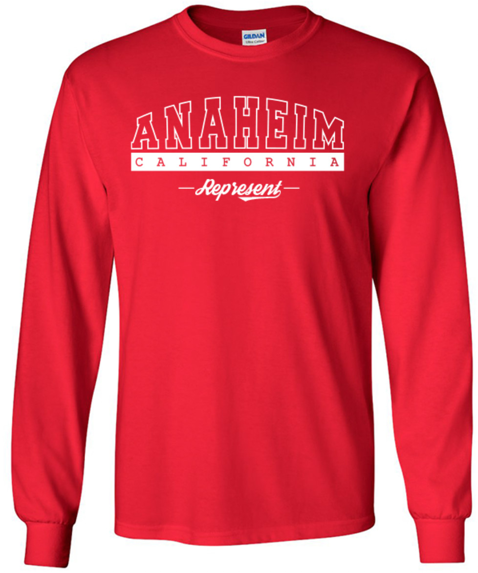 Anaheim California State T-Shirt Long Sleeve Graphic Tees Unisex apparel Design gallery