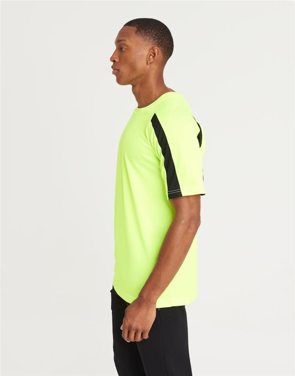 AWDis Mens Short Sleeve Polyester T Shirt, Cool Quick Dry Wicking Training Top gallery