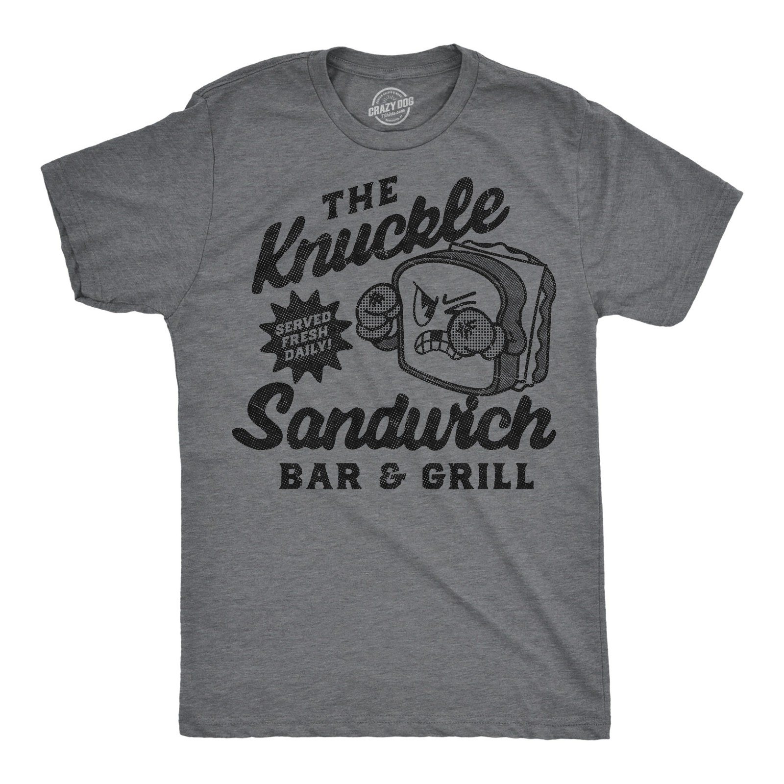 Mens Funny T Shirts The Knuckle Sandwich Bar And Grill Sarcastic Graphic Novelty gallery