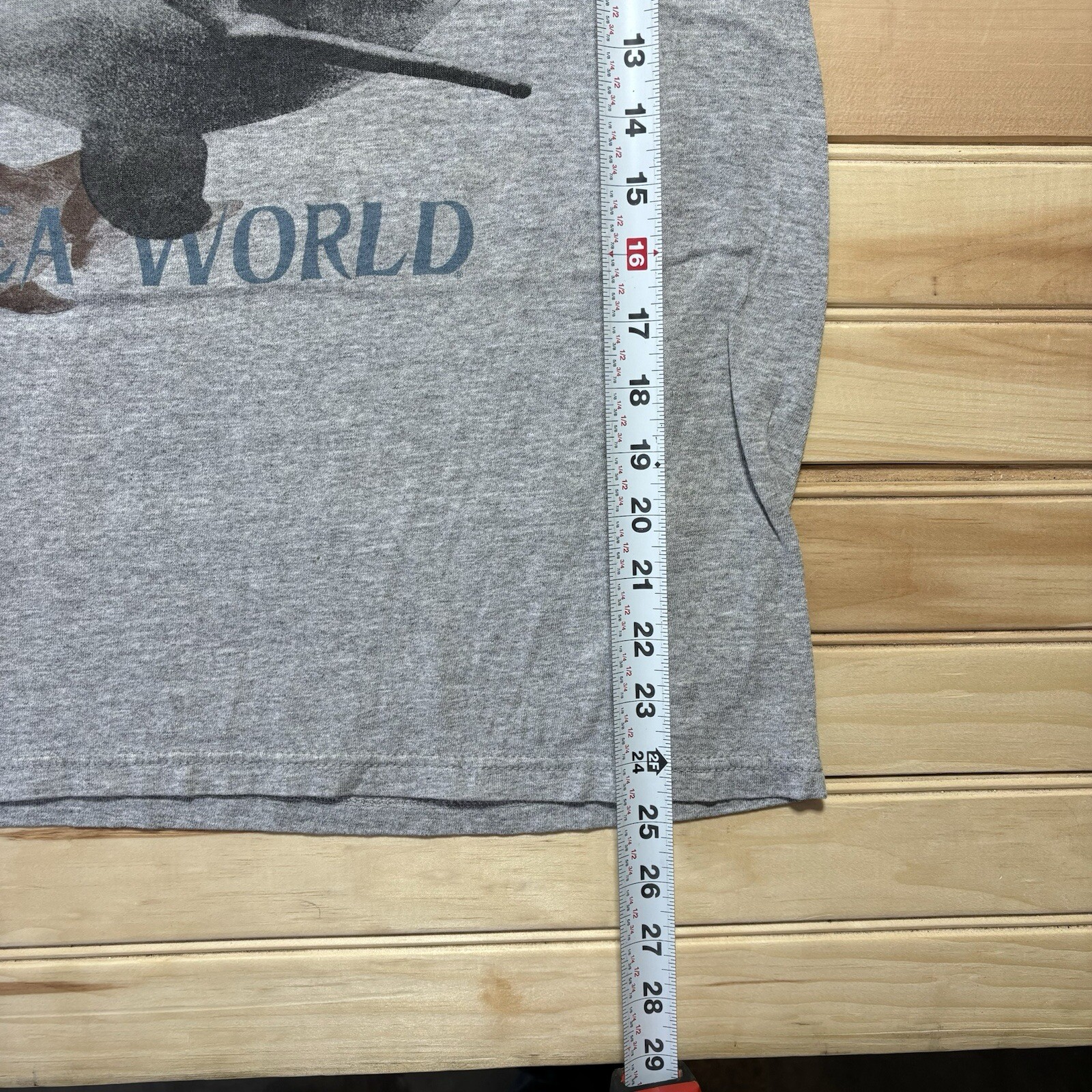 Vintage 80s 90s Seaworld Dolphins Exhibit Amusement Park Promo Shirt Size M/L gallery