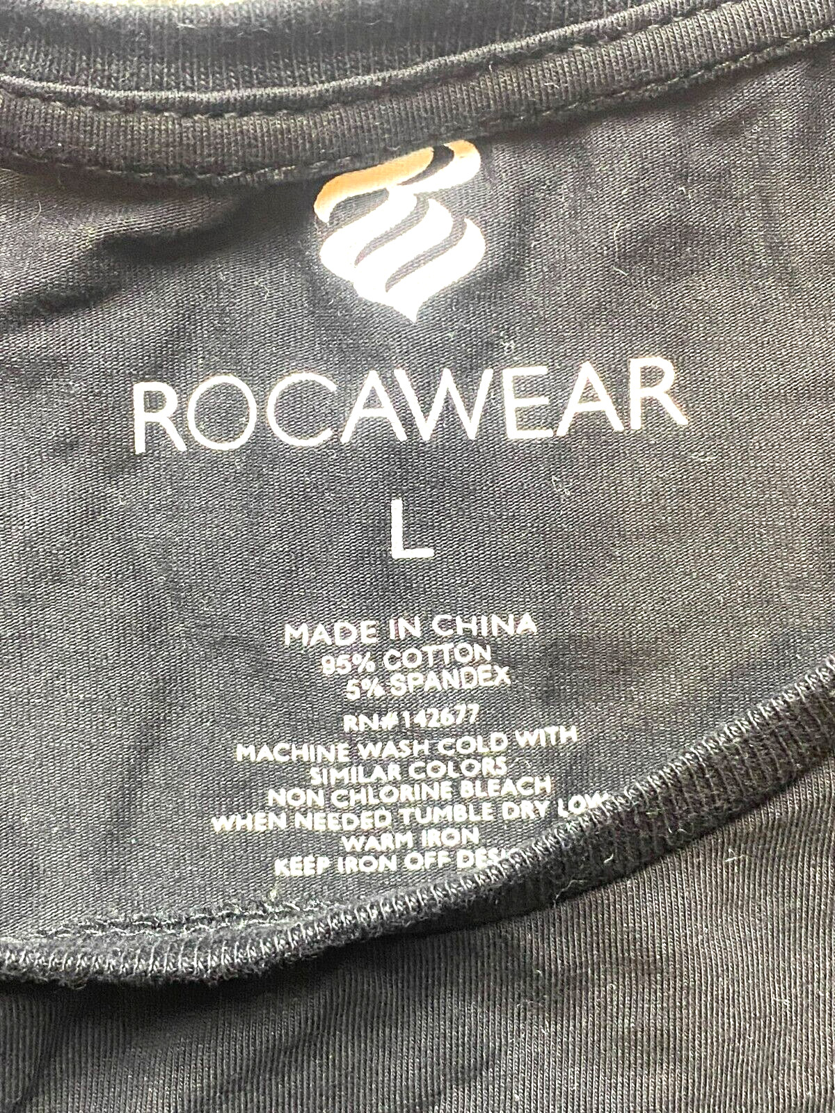 Rocawear Shirt Adult Large Black Kangaroo Pocket Side Zip Skater Streetwear Mens gallery