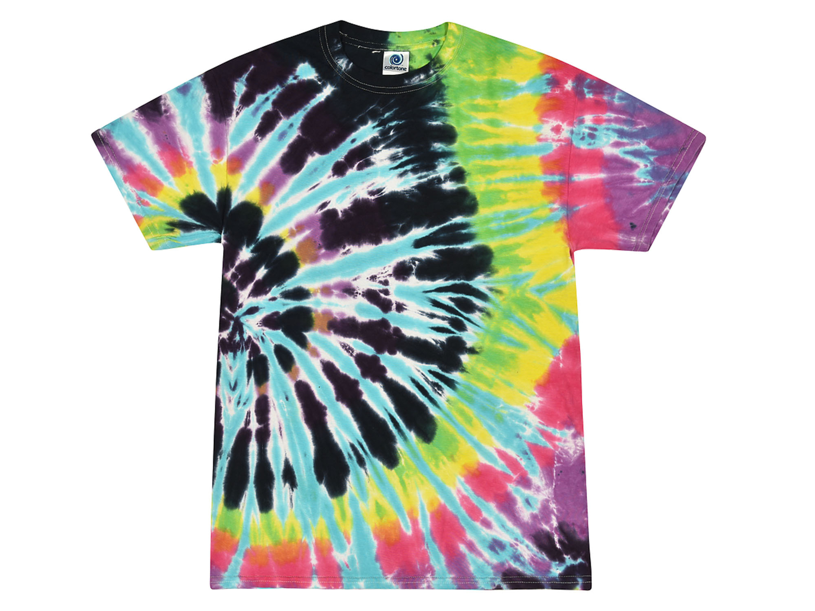 Multi-Color Tie Dye T-Shirts Adult SM - XXXXXL 100% Cotton Colortone gallery