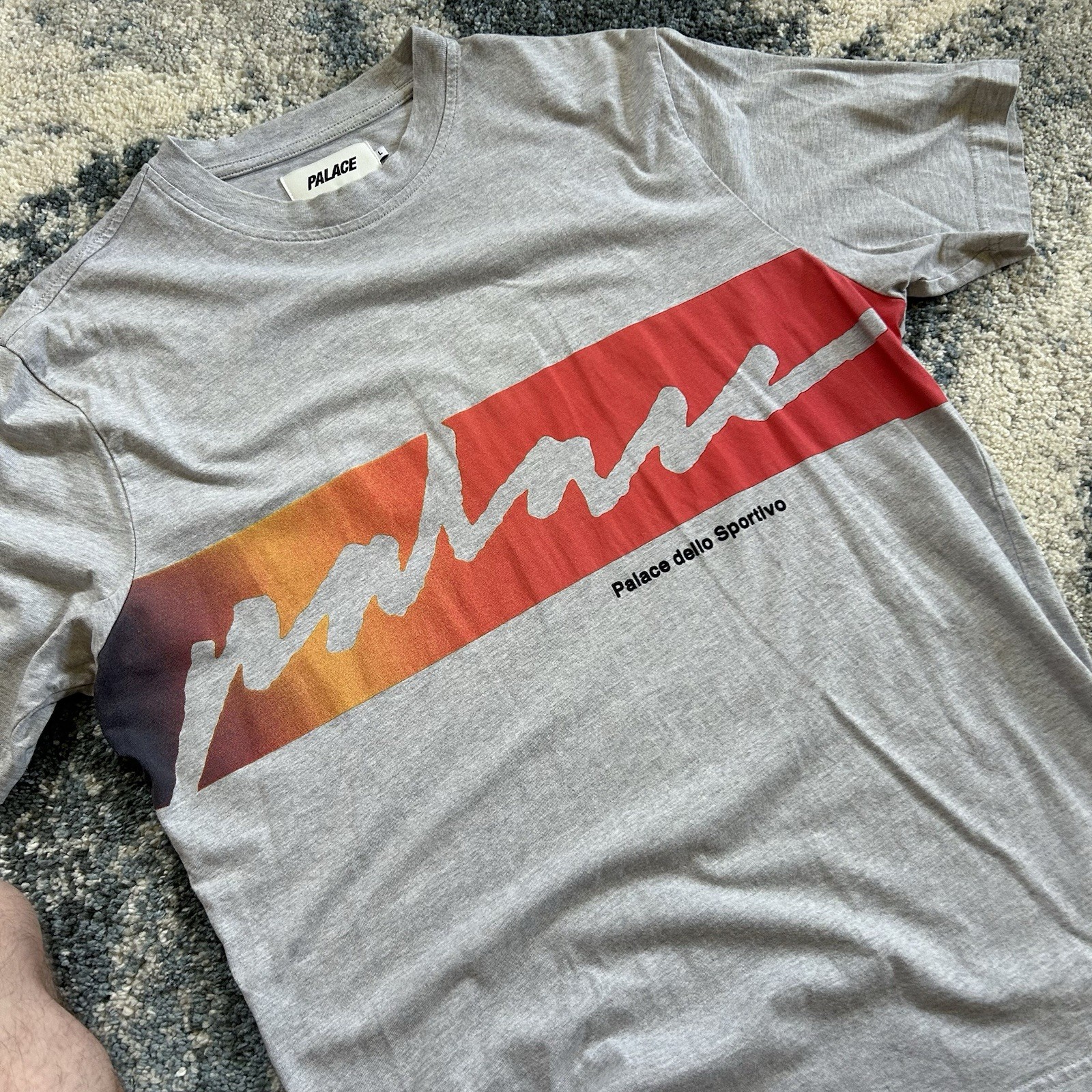 SPRiNG 2020 PALACE SKATEBOARDS CATCH DAS FADE TEE HEATHER Palazzo dello Sportivo gallery