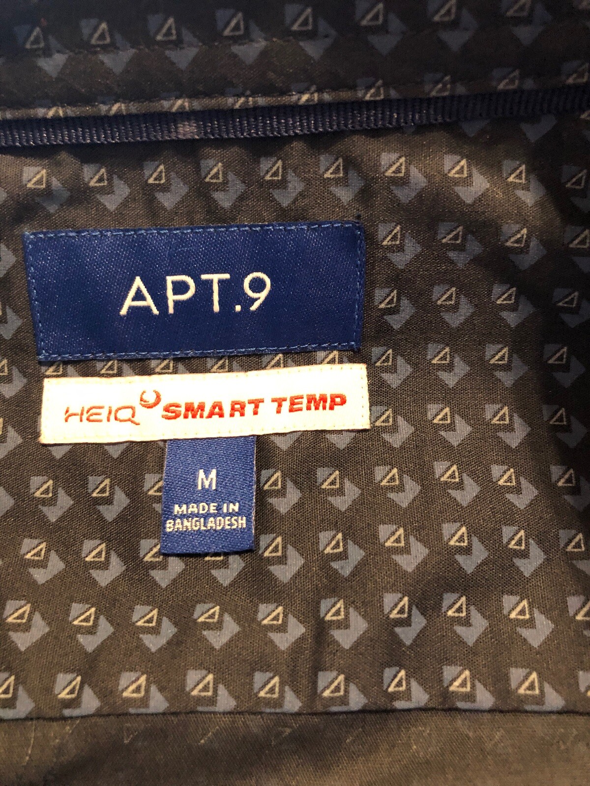 APT.9 MENS Button Up Shirt Blue Medium Retail $40 (s-blk-14-25) gallery