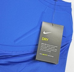 Nike Pro Men’s Compression Padded Tank Top 4XL Vest Tight Fit Protective Blue