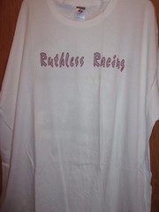 Rethless Racing white graphic 3X Kenny Poppell 07 AMA PROSTAR Champion t shirt