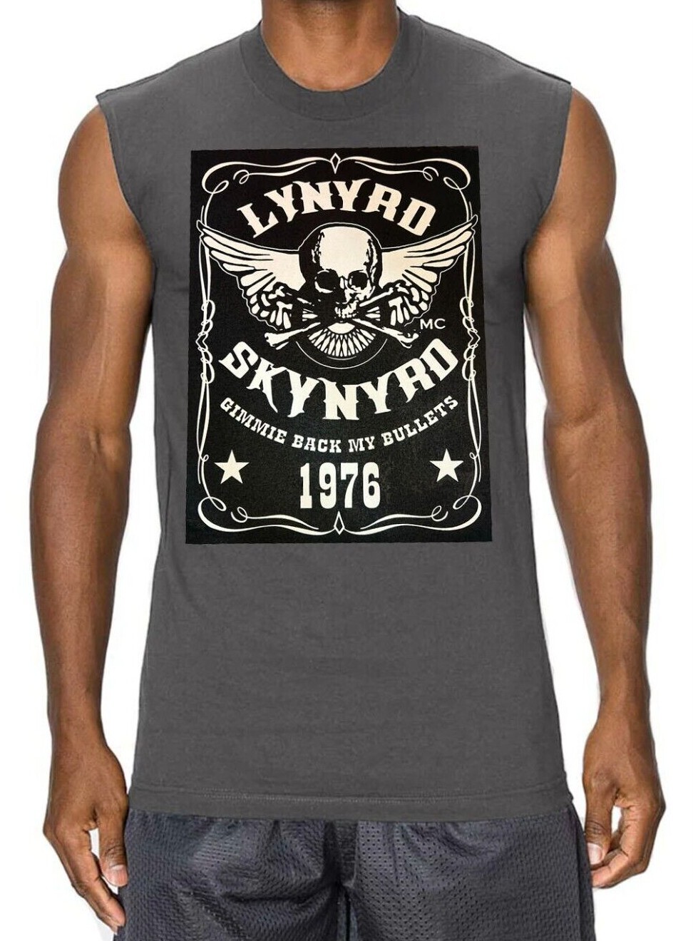 LYNYRD SKYNYRD GIMMIE BACK MY BULLETS MUSCLE SHIRT (Multiple Variations) gallery