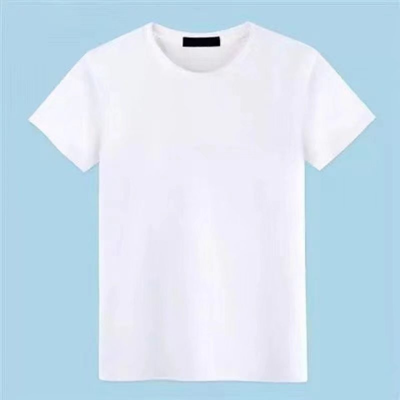 Universal Men's Polyester Fiber Plain Crew Neck Tee Short Sleeves T-Shirt M-5XL gallery