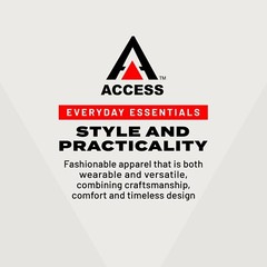 Access Men’s Heavyweight Short Sleeve Cotton Crew Neck T-Shirt (Pack of 3)
