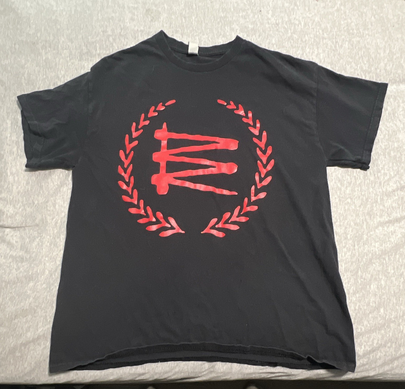 Gildan Heavy Cotton G500 Revolting Cocks Graphic Tee L Black/Red Crew gallery