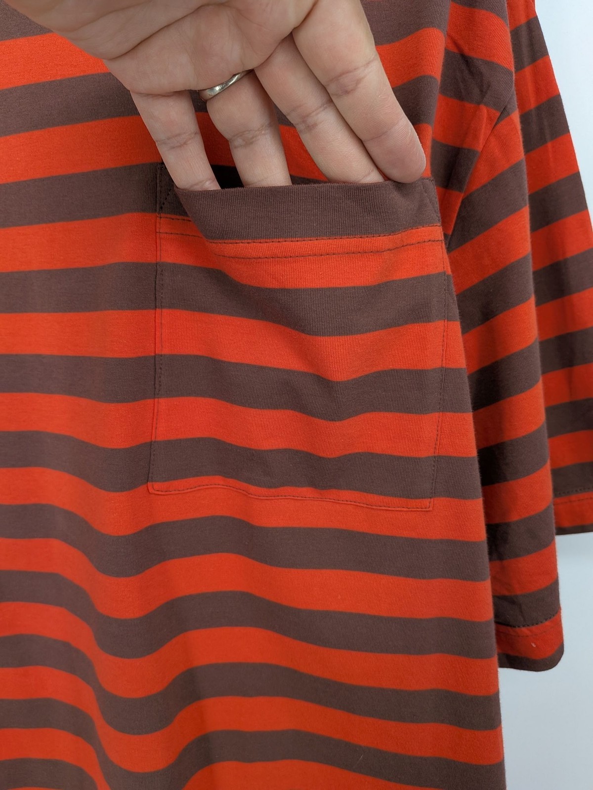 Urban Outfitters Oversized Striped T Shirt Indie Skate Grunge Streetwear XLarge gallery