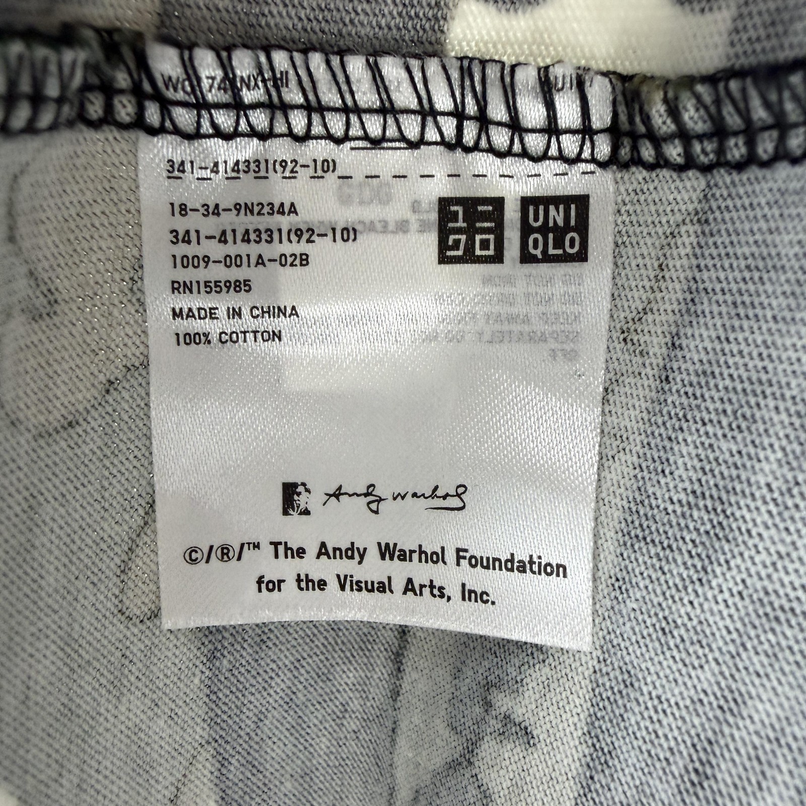Uniqlo SPRZ NY Shirt Mens Large Green Andy Warhol Camo Stripe Tee T-Shirt gallery
