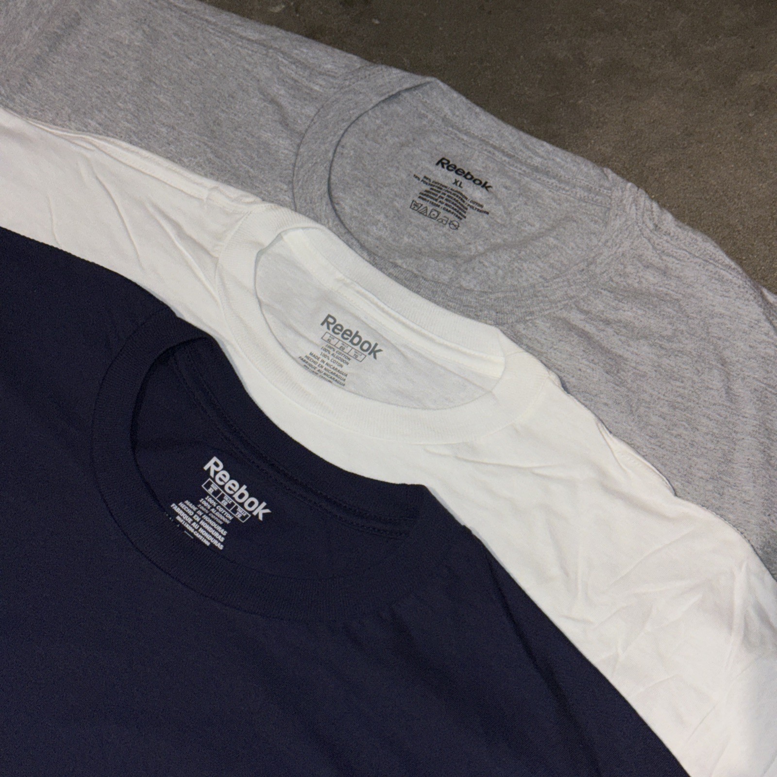 Reebok Men's Short Sleeve 6 Pack New T-Shirt, Size XL (6 Colors Pack) gallery