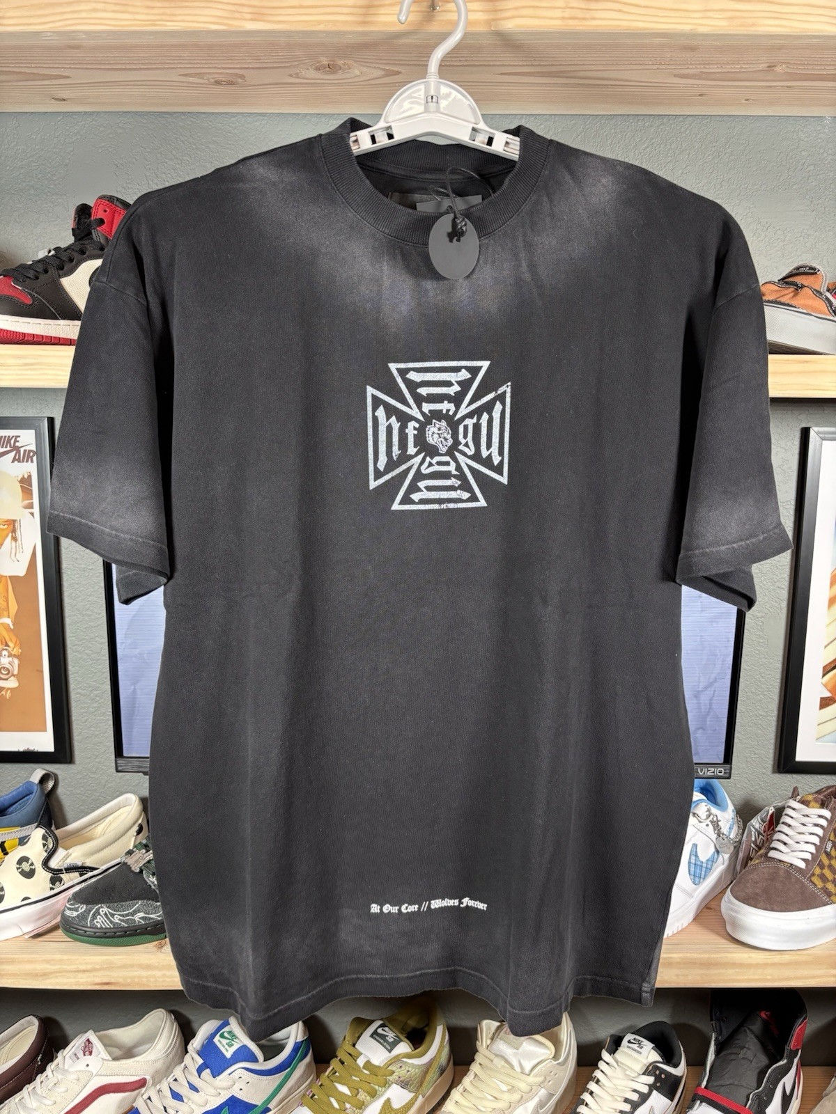 Sz L Darc Sport Ohana Loyal To The Core Premium Black NWT *Sold Out* Y2K